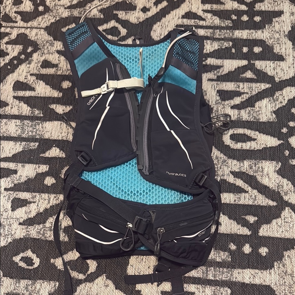 Osprey Black and Blue Dyna15 Sporty Durable Design - Picture 2 of 3